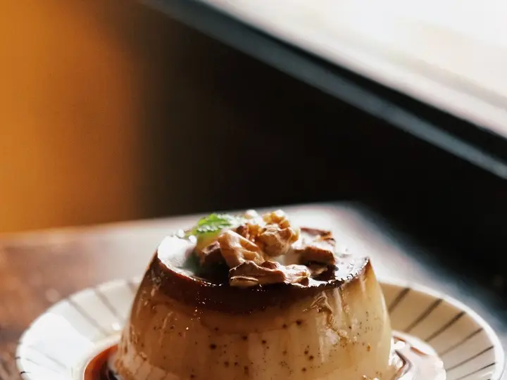 Flan Casero con Dulce de Leche & Crema