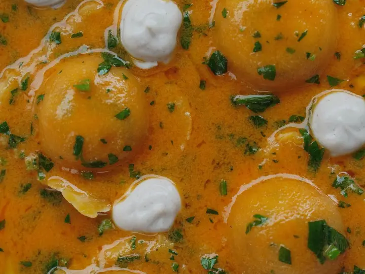 Sorrentinos de Calabaza & Queso de Cabra